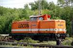 br-212-db-10020 Locon-210 steht am 09.05.09 im Rbf Seelze.