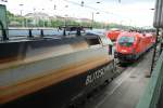 Am 9.5.2009 wartete die A1-Lok 1116 280 und viele andere ...