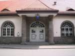 breisach Die Bahnhofst�r des Bahnhofes Breisach am 10.05.2009.