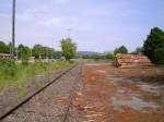 G�tergleis des Bahnhofes Breisach am 10.05.2009.  ...