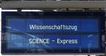 aachen Screen w�hrend des Besuchs des Science Express in Aachen HBF, aufgenommen am 16.05.2009