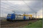 lte-logistik--und-transport-gmbh-lte 185.529 & 185.528 (LTE-Doppeltraktion) brachten am 19. Mai 2010 den mit Getreide beladenen GAG 47193 ein St�ckchen zum Zielbahnhof Budapest Ferencvaros n�her, hier zu sehen bei Amstetten.

