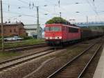 Durchfahrender G�terzug von Mukran ...  Mirko Schmidt 20.05.2009