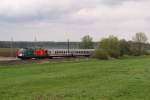 1016 025 (EM Portugal) mit IC 2082 bei Mammendorf ...