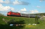 IC2371 Schwarzwald (Hamburg Altona-Konstanz) mit Schublok 101 108-9 am km ...