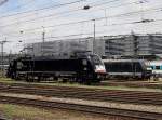 Die ES 64 U2-005 und die 185 552 von MRCE ... Die ES 64 U2-005 und die 185 552 von MRCE ...