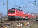 RE1 von Rostock nach Hamburg f�hrt heute mit der 112 ...