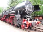52 8183-7 am 21.05.09 im Schwarzenberger Eisenbahnmuseum zum 17.Eisenbahntag  ...