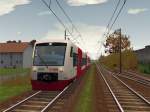Schwarzwaldbahn Halycon RS 1 der Hzl bei der Ausfahrt aus Villingen