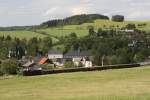 kbs-536-erzgebirgische-aussichtsbahn 65 1049-9 ist mit ihren Sonderzug am 22.05.09 zwischen Raschau und Gr�nst�dtel unterwegs.