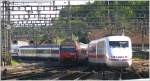 br-401-ice-1-zuge ICE 1082 aus Interlaken-Ost trifft in Olten ein. (16.05.2009)