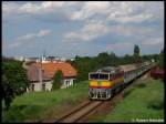 BR 754 754 021-4 mit R 668 nach Jihlava bei Trebic am 20.05.2009