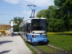 munchen Endhaltestelle Gondrellplatz am 9.05.09