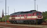 EVB 622 01 in Hamburg Altenwerder. Sie hatte ihre Waggons ...