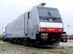BR 186 E186 103 'RAILPOOL' am Ausstellungsgleis der Messe M�nchen anl�sslich der TransportLogistic; 090515