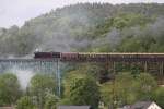BR 65 65 1049-9 �berquert am 22.05.09 das bekannte Markerbacher Viadukt.