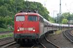 Die 110 325-8 in K�ln S�d am 11,07,07  ...