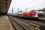1016 010 verl�sst am 09.05.09 mit dem IC 2082 Hannover ...