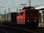 151 078 am 7.04.2009 unterwegs Richtung �sterreich, hier bei der ...