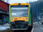 RB von Bayerisch Eisenstein nach Plattling, am 5.04.2009 in Bayerisch ...