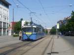 munchen Ein historischer Wagen der zuf�llig fuhr am 9.05.09 als ich in M�nchen war.