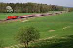 br-1116-vor-personenzugen 1116 072 mit Umleiter-OEC 668 bei �bersee (21.04.2009)