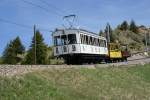 RB Rigi Bahnen CFhe 2/3 6 f�hrt am 21.5.09 von Rigi Kulm Richtung Rigi Staffel.
