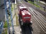 BR 298 298 318 verl��t am 20.Mai 2009 Bergen/R�gen als Lz nach Mukran.