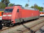 BR 101 Lokportraits 101 030 abgeb�gelt am 09.Mai 2009 in Binz.