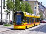 strasenbahn-basel-bvb-blt Ein Tango der BLT auf der BVB Linie 8 in der Klybeckstrasse am 22.05.09