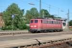 BR 115 Meine 1. 'Kasten-Zehner', wenn es auch die 115 198-4 war, konnte ich am 23.5.2009 bei der Durchfahrt durch G�ppingen aufnehmen.