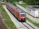 br-612-regioswinger-dbag 612 088 beim Umsetzen ins Betriebswerk Kempten.17.05.09.