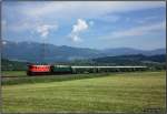 br-1245 Zum Andampfen 2009 wurde wie jedes Jahr ein Sonderzug von Wien nach Knittelfeld in verkehr gesetzt, dieser E 16239 wurde von der 1670.025 gezogen und zus�tzlich noch mit der 1245.525 vorgespann.
St.Magarethen 21.05.2009