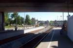 wendlingen 23.05.2008 - Bahnhof Wendlingen(Neckar) - Bahnsteig der k�nftigen S1 in Blickrichtung Kirchheim(Teck) Solangsam gehen die Bauarbeiten voran, jedoch wurde z.B. am Bahnhof Wernau noch rein garnichts gemacht.