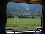 arlbergbahn Schlagt mich, aber die Talent der �BB w�ren - jedenfalls von der Aussicht her - die perfekten Reisewagen (so sie etwas energischer gepolstert worden w�ren). Hier als Beispiel der Blick auf Stams. 24. Mai 2009 kHds