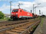 189 001-1 fährt mit einem Getreide Ganzzug am 22.05. 09 durch ... 189 001-1 fährt mit einem Getreide Ganzzug am 22.05. 09 durch ...