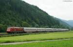 101 047-9 mit dem IC 2004 Bodensee (Konstanz-Emden) am km ...