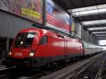 1016 046-3 erreicht mit EC82 (Val Gardena/Gr�dnertal)M�nchen Hbf; 090515  ...