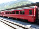 RhB - Personenwagen 2 Kl. B 2497 im Bahnhof von ...
