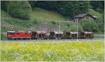 e-loks-ge-4-4-ii Ge 4/4 II 625 K�blis mit einem kurzen Kieszug bei Schiers. (14.05.2009)