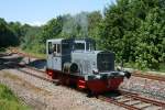 Eisenbahnmuseum Schwarzenberg Diese Deutz Rangierlok war als n�chste bei der Lokparade zu bestaunen.24.05.09.