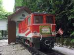 LGB 2095 004 vor einer Sonderfahrt.
