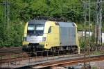 br-182-private ES 4 U2-096 am 23.5.2009 abgestelt im Gleisvorfeld von Hamburg-Harburg