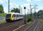 hlb-hessische-landesbahn HLB-Lint als DLr 93585 Ff-H�chst - Hmb-Eidelstedt am 23.5.2009 in HH-Harburg