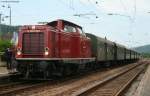 br-211-db-v-100  V100 1357 der GES mit dem DPE 31971 (Stuttgart Hbf-Triberg) in Hausach 24.5.09