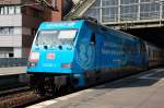 101 016 steht am 09.04.09 mit einem IC im Ostbahnhof. ...