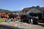 Dampfloktreffen Goldau 24.Mai 2009. Drei Schmuckst�cke auf einem Bild auf ...