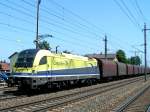 1216930_CargoServ mit LogServ Ganz-Zug durchf�hrt Bhf.Marchtrenk, in der Mitte war ...