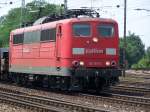 151 157-5 von der Ringbahn kommend bei Einfahrt in Nbg ...