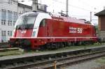 slb-salzburger-lokalbahnen Am Feiertag, dem 1. Mai 2009, hatte die 1216 940 der SLB nichts zu tun und ruhte sich deshalb am Salzburger Hbf aus.